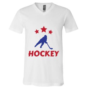 BELLA + CANVAS Unisex Jersey V-Neck Tee Thumbnail