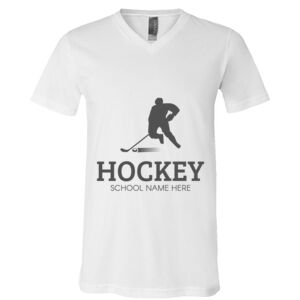 BELLA + CANVAS Unisex Jersey V-Neck Tee Thumbnail