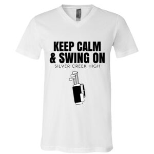 BELLA + CANVAS Unisex Jersey V-Neck Tee Thumbnail