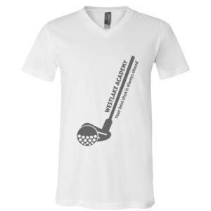 BELLA + CANVAS Unisex Jersey V-Neck Tee Thumbnail