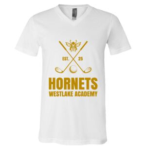 BELLA + CANVAS Unisex Jersey V-Neck Tee Thumbnail