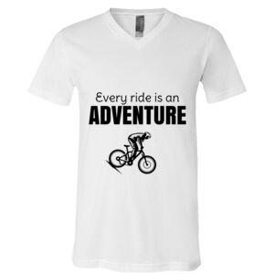 BELLA + CANVAS Unisex Jersey V-Neck Tee Thumbnail
