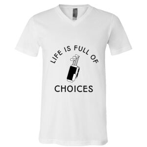 BELLA + CANVAS Unisex Jersey V-Neck Tee Thumbnail