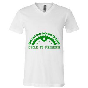 BELLA + CANVAS Unisex Jersey V-Neck Tee Thumbnail