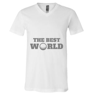 BELLA + CANVAS Unisex Jersey V-Neck Tee Thumbnail