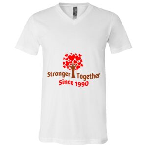 BELLA + CANVAS Unisex Jersey V-Neck Tee Thumbnail