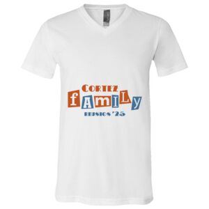 BELLA + CANVAS Unisex Jersey V-Neck Tee Thumbnail