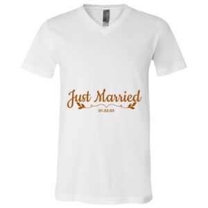 BELLA + CANVAS Unisex Jersey V-Neck Tee Thumbnail