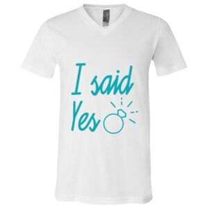 BELLA + CANVAS Unisex Jersey V-Neck Tee Thumbnail