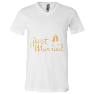 BELLA + CANVAS Unisex Jersey V-Neck Tee Thumbnail