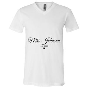 BELLA + CANVAS Unisex Jersey V-Neck Tee Thumbnail