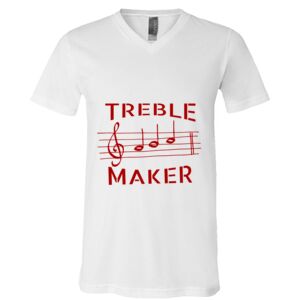 BELLA + CANVAS Unisex Jersey V-Neck Tee Thumbnail