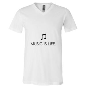 BELLA + CANVAS Unisex Jersey V-Neck Tee Thumbnail