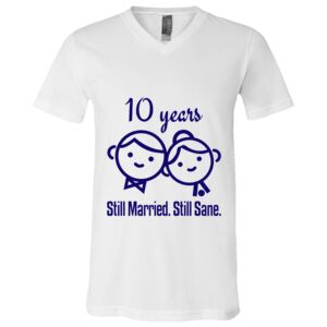 BELLA + CANVAS Unisex Jersey V-Neck Tee Thumbnail