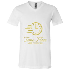 BELLA + CANVAS Unisex Jersey V-Neck Tee Thumbnail