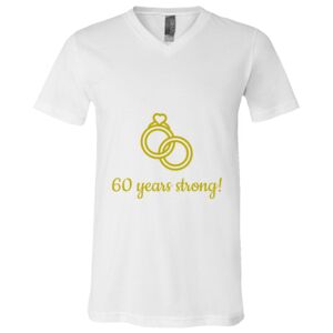 BELLA + CANVAS Unisex Jersey V-Neck Tee Thumbnail