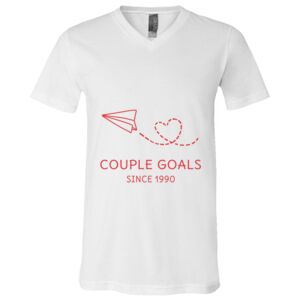 BELLA + CANVAS Unisex Jersey V-Neck Tee Thumbnail