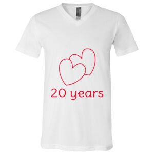 BELLA + CANVAS Unisex Jersey V-Neck Tee Thumbnail