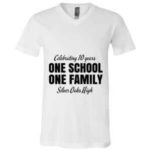 BELLA + CANVAS Unisex Jersey V-Neck Tee Thumbnail