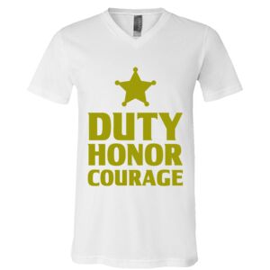 BELLA + CANVAS Unisex Jersey V-Neck Tee Thumbnail