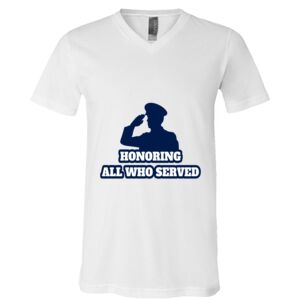 BELLA + CANVAS Unisex Jersey V-Neck Tee Thumbnail