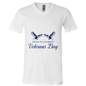 BELLA + CANVAS Unisex Jersey V-Neck Tee Thumbnail