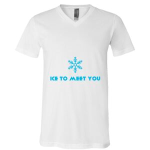 BELLA + CANVAS Unisex Jersey V-Neck Tee Thumbnail