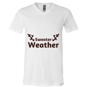 BELLA + CANVAS Unisex Jersey V-Neck Tee Thumbnail