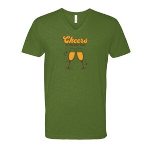 Next Level Fitted CVC V-Neck Tee Thumbnail