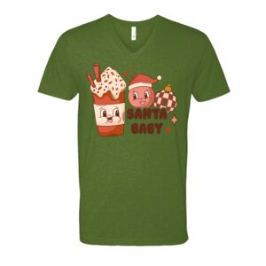 Next Level Fitted CVC V-Neck Tee Thumbnail