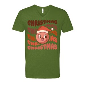 Next Level Fitted CVC V-Neck Tee Thumbnail