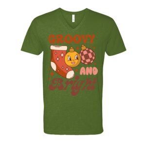 Next Level Fitted CVC V-Neck Tee Thumbnail