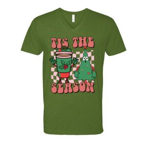 Next Level Fitted CVC V-Neck Tee Thumbnail