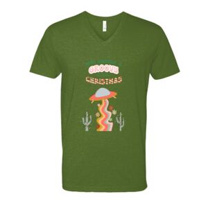 Next Level Fitted CVC V-Neck Tee Thumbnail