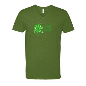 Next Level Fitted CVC V-Neck Tee Thumbnail