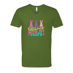 Next Level Fitted CVC V-Neck Tee Thumbnail