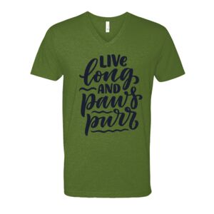 Next Level Fitted CVC V-Neck Tee Thumbnail