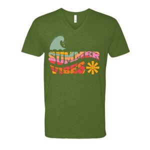 Next Level Fitted CVC V-Neck Tee Thumbnail