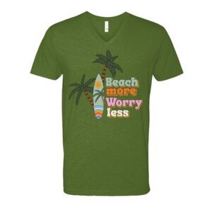 Next Level Fitted CVC V-Neck Tee Thumbnail