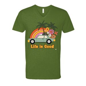 Next Level Fitted CVC V-Neck Tee Thumbnail