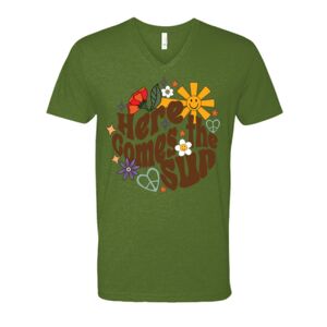 Next Level Fitted CVC V-Neck Tee Thumbnail