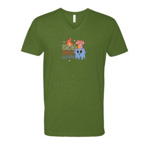 Next Level Fitted CVC V-Neck Tee Thumbnail