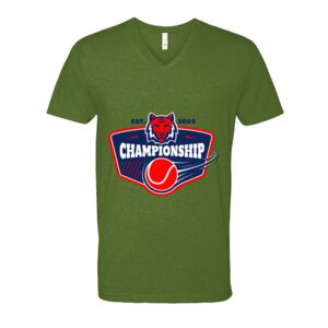 Next Level Fitted CVC V-Neck Tee Thumbnail