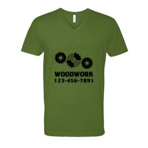 Next Level Fitted CVC V-Neck Tee Thumbnail