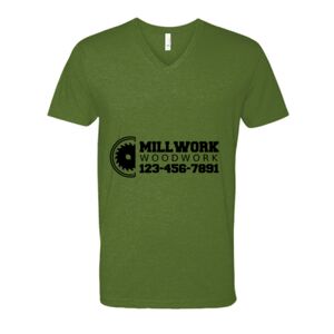 Next Level Fitted CVC V-Neck Tee Thumbnail