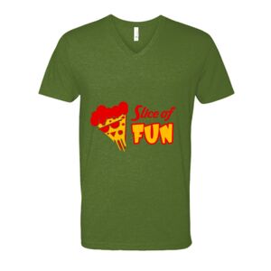 Next Level Fitted CVC V-Neck Tee Thumbnail