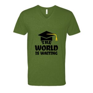 Next Level Fitted CVC V-Neck Tee Thumbnail