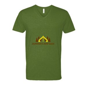 Next Level Fitted CVC V-Neck Tee Thumbnail