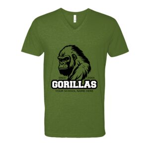 Next Level Fitted CVC V-Neck Tee Thumbnail