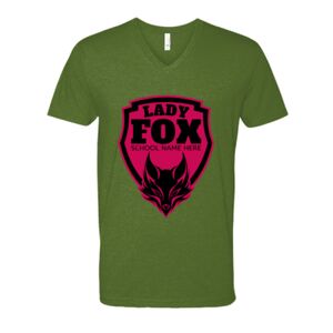 Next Level Fitted CVC V-Neck Tee Thumbnail